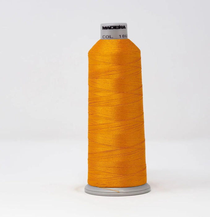 Madeira Polyneon 1869 Pumpkin Spice Embroidery Thread 5500 Yards