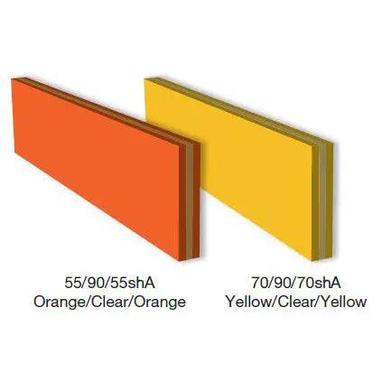 Serilor LC-3 Yellow Triple Squeegee 70-90-70 3/8" x 2" (9.2M)